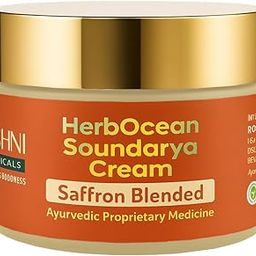 HerbOcean Soundarya Ayurvedic Anti-Aging Cream – Saffron, Goat-Milk & 18 Herbal Actives for Deep Tissue Repair, Wrinkle Reduction, Skin Brightening, Firming & 24 h Hydration | Roshni Botanicals 50ml-image-48