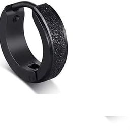 GLITTER LOOP - Pure Titanium Steel Hoop Ear Earrings for Men & Boys-image-86