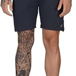 Sports Shorts for Men with Zip Pockets and Elastic Waistband Quick Dry Lightweight-image-95