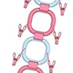 CALANDIS™ Doll Hanging Organizer Doll Storage Display Rack for Closet Wall Living Room Pink Blue | Toy Boxes | Furniture | Kids & Teens at Home-image-94