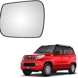 MACZO - orvm Left (Passenger) Side Rear View Mirror Glass for Mahindra TUV-300 2015-2024 Model-image-62