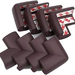 ROKTRY Baby Proof Corner Covers & Bumpers Cushions, Safety Corner Protector, Table Bumper Guard, Soft Rubber Foam Guard,Strong Adhesion, Living Furniture, Baby Proof Table Protection (8 PCS)-25