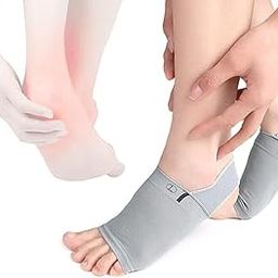 KWINTO Spandex Flat Foot Arch Support For Men & Women|Medial Arch Support For Flat Feet Correction Sleeve With Cushion|Plantar Fasciitis Leg Foot Pain Relief Product (Multi)-picture-13