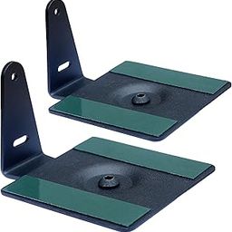 SAFWE® - ESM-04-2.1 Speaker Wall Mount Stand Bracket/Soundbar Wall Mount (100x100 mm) 4x4 inch 2 No's (Materiel : Steel/Color : Black)-22