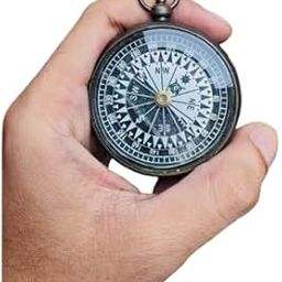 2.5'' inch Antique Brass Compass – Vintage Nautical Pocket Compass – Handmade Maritime Gift for Men, Travelers & Collectors-picture-24