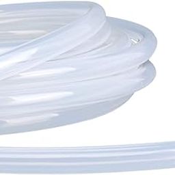 AKZYTUE Silicone Tubing 25/64"(10mm) ID x 15/32"(12mm) OD 3.3ft(1m) Silicone Rubber Tube Air Hose Pipe for Pump Transfer Clear-4