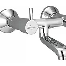 MAYUR ÖCICH, Brass Wall Mixer Non Telephonic (Heavy Duty) for Hot and Cold Water (Chrome Finish) Wall Mounted (Flare)-picture-11