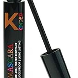KINDED Curling Mascara Waterproof Long Lasting Smudgeproof Lengthening Volumizing Ultra Max Curl Intense Black Volume Sensational False Lash Effect for Girls Women Eye Makeup (6 ml, Black)-picture-55