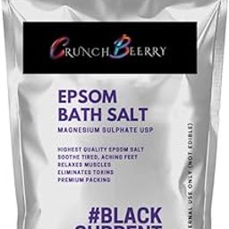 CRUNCH BEERRY BATH SALT For Muscle Relief, Relieves Aches Pain,Bath salt for Relaxation,Refreshing Body,Joint Soreness and Tired Muscles,No Color Added 1000gm (BATH SALT_BLACKCURRENT_1 Kg.)-image-76