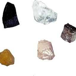 SUNSHINE INC Natural Mix Crystal Healing Reiki Rough Raw Stone Vastu Correctioln Aura Cleaning and Remove of Negative Energy (Multicolor)-image-36