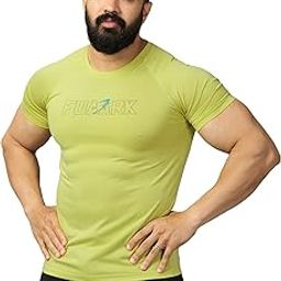 Mens Slim Fit Sports and Gym Training Workout T-Shirt-image-38