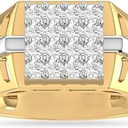 pc jeweller The Cahir 18KT Yellow Gold and Diamond Ring for Men-picture-46