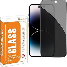 OpenTech® Privacy Tempered Glass Screen Protector Compatible for iPhone 16 Pro (6.3 Inches) with Edge to Edge Coverage and Easy Installation kit-3
