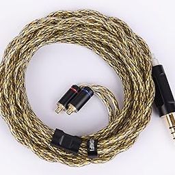 [JSHiFi-Flame] MMCX 0.17 inch (4.4 mm) Rear Cable Rare Earth Copper + Nickel Alloy Wire MMCX Earphone Upgrade Cable 0.17 inch (4.4 mm) Balance Earphone Replacement Cable (MMCX4.4mm)-image-15