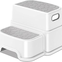 BLURISM Bed Side Foot Step Stool Potty & Sink Training Stairs Portable Plastic Nursery Stepping Stools for Bathroom & Kitchen for Kids Safe Tile Standing Step Stool Medical Furniture for Hospital-image-11