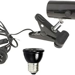 BNF® E27Adjustable Reptile Lamp Holder with Infrared Heat Bulb AU Plug 80W-Black|Pet Supplies | Reptile Supplies|1 Piece Reptile Lamp Holder1 Piece Ceramic Bulb-image-90