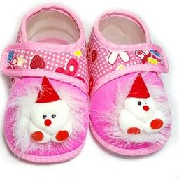 Unisex Baby Shoes for Boys & Girls, Infant, Newborn, First Walking Baby Booties (3-12 Months) Pink with Doll-image-52