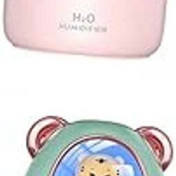ATORSE 2 Sets Air Humidifier Night Light Aroma Diffuser Two Modes for Hotel Travel-picture-1