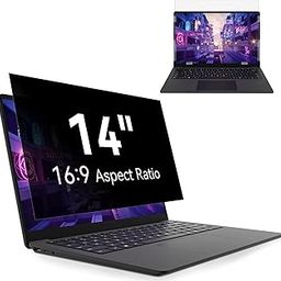 14 Inch Laptop Privacy Screen, Anti Glare Blue Light Privacy Filter, Removable Shield 14in Screen Protector 16:9 Aspect Ratio, Compatible with Lenovo/HP Envy/Dell/Acer/Samsung/Asus/Toshiba-12