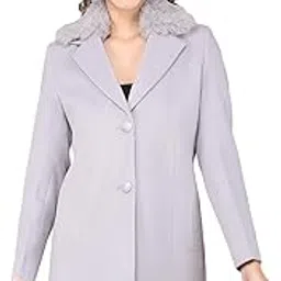 crimsoune club Women's Purple Longline Overcoat-picture-27