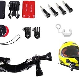 yantralay Helmet Extension Chin Mount Kit for Hero 13/12/11/10/9/8/7/6/5, SJCAM, Insta 360° & Other Action Cameras - 3M Adhesive Included-16