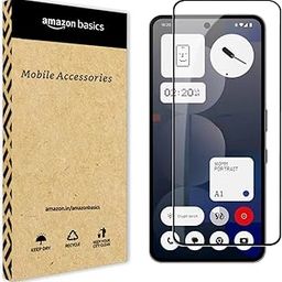 amazon basics Tempered Glass Screen Protector Compatible with Nothing Phone 3A 5G Transparent Protective Film [Clear HD]-93