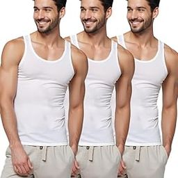 Men White Color Without Pockect Vest for Men (Pack of 3)-picture-25