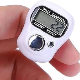 DIGITALWEAR Multiuse Finger Counter Portable Hand Finger Ring Counting Machine Digital Head Electronic Tally Counter Jap Counting Device for Mantra Jaap | 11 cm | Pack of - 01-12