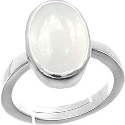 Certified Unheated Untreated 10.25 Ratti 9.52 Carat A+ Quality Natural Rainbow Moonstone Gemstone Ring for Women and Men-image-52