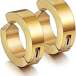 v fashion jewellery Western Style Stainless Steel Magnetic Earring Studs for Non Pierced Ears for Men Women-picture-2