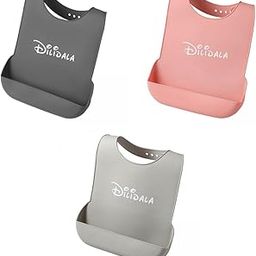 MERISHOPP® 3 Pcs Silicone Adult Bib with Pocket Waterproof Mealtime Protector |Health & Beauty | Medical Mobility & Disability | Daily Living Aids | Other Daily Living Aids-image-18