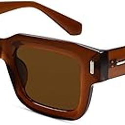 Bold Rectangular Sunglasses for Men | 100% UVA & UVB Protected Glasses | Branded, Stylish & Trendy | 3688-picture-16