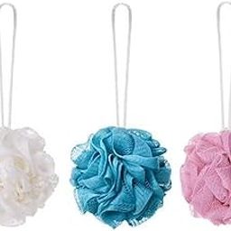 generic EEZY LIVING Body Puff (Multicolor) Pack Of 3-picture-39