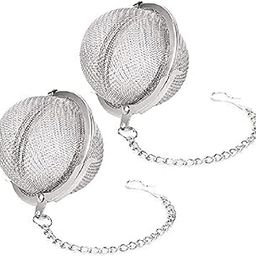 VELINEX® Stainless Steel Mesh Tea Ball Infuser, Loose Leaf Strainers Interval Diffuser for Flower Loose Leaf Tea & Seasoning Spices -Teapot, Cup, Mug, Pot (Small, Pack of 2)-29
