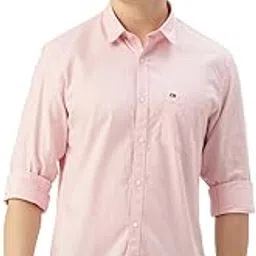 peter england Men's Classic Slim Fit Full Sleeve Oxford Shirt | 100% Cotton-picture-29