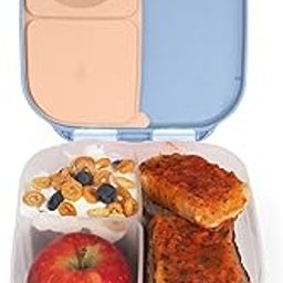 b.Box Mini Lunch Box for Toddlers, Kids *Limited Edition Color* | Bento Box, Lunch Snack Container | 2 Leak Proof Compartments | BPA Free (Feelin' Peachy, 1L Capacity)-15
