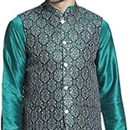 jompers Men's Printed Nehru Jacket-picture-31