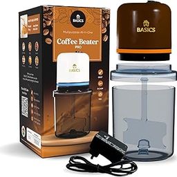 Coffee Beater Pro - Automatic | Whipped Butter | Egg Beater | Pancake Mixer | Pakoda Batter, Electric 40 W, Brown-19