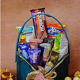 Tasha Forever Snacks gift basket gift basket Gift hamper for birthday, anniversary, rakhi, wedding, corporate, diwali-image-55