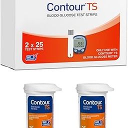 Contour TS Blood Glucose Test Strip (25x2 Strips Pack) | Contour TS Sugar Machine 50 Test Strips-image-4
