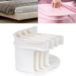 Lock Sheet Holders 4PCS Alternative to Sheet Straps Secure Sheets Firm & Tight in Place, Tug Proof, Heavy Duty, Bed Sheet Corner Holders for All Sheets& Mattress Sizes (Multicolor)-picture-25