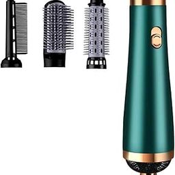 HUMAIZAR Comb 3 in 1 Rotating Hair Dryer Electric Comb, Hair Straightener Brush, Hot Air Comb with Negative Ion Technology, Multifunctional Hair Styler Brush, Blow Dryer, and Straightening Tool (Green)-image-91