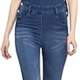 Women's Stretchable Dungaree with Washed Effect-picture-54