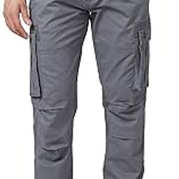 Mid Rise Grey Trousers for Men-image-13
