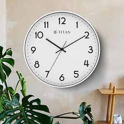 Titan Essence Classic Analog Wall Clock - White-23