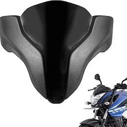 WAZA Bajaj Pulsar NS200 NS160 NS125 Windshield Front Headlight Visor Bike Wind Deflectors Windscreen Glass Black Protector Superior ABS/PC Plastic-11