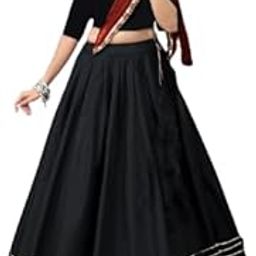 Navratri Special Rayon Cotton Lehenga With Gotta Patti Touch Lehenga Choli Set-image-57