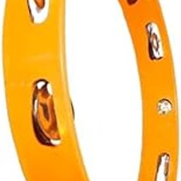 SM sai musical Fibre Dafli/Tambourine random colour 10 inch Hand Percussion Musical Instrument-picture-31