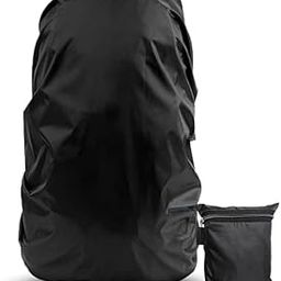 BRIGHTZONE Waterproof Rain Cover for Backpack Bags, Rainproof Dustproof Protector Rain Cover Elastic Adjustable Specially for Trekking (Black)-image-94