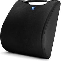 Back Good Orthosit Orthopedic Lumbar Support | Back Support Cushion |Three Way Support| Designed for Back Pain | (Black), High Density Moulded Foam-image-54